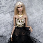 Photo of Корсаж - цветы на бежевом (Золочение Поталью) на классическое ФР тело