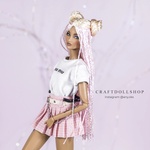 Photo of Парик на ОГ 8.9 (ФР, Межевика, и пр.) - блонд с розовым