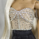 Photo of Корсаж жемчуг и серебро для FR