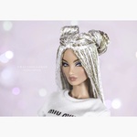 Photo of Парик на ОГ 8.9 (ФР, Межевика, и пр.) - русый+белый