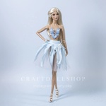 Photo of Корсаж сине-голубой для Fashion Royalty