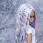 Photo of Парик "Нежная радуга" 6-7 Minifee (17см)