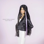 Photo of Парик на ОГ 8.9 (ФР, Межевика, и пр.) - черный с розовым