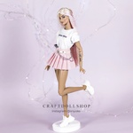 Photo of Парик на ОГ 8.9 (ФР, Межевика, и пр.) - блонд с розовым