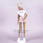 Photo of Парик на ОГ 8.9 (ФР, Межевика, и пр.) - блонд с розовым