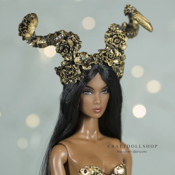 Photo of Рога на кукол 1/6 на ОГ 8.5-9.5 (ФР, Межевика, и пр.)