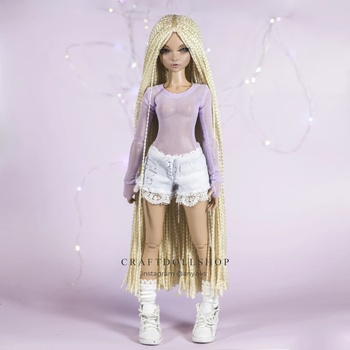 Photo of Парик 6-7 Minifee (17см) Экстра длинный блонд