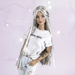 Photo of Парик на ОГ 8.9 (ФР, Межевика, и пр.) - русый+белый