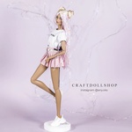 Photo of Парик на ОГ 8.9 (ФР, Межевика, и пр.) - блонд с розовым